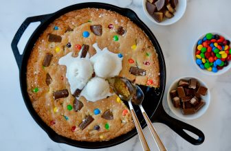 Just a Taste’s Leftover Candy Skillet Cookie Recipe