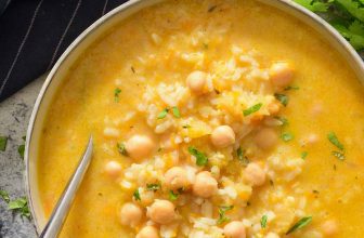 Lemon Rice Soup – The Stingy Vegan