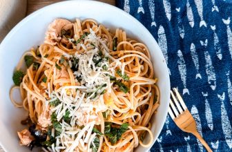 Linguine with Tuna, Lemon Butter, and Mint • Kath Eats