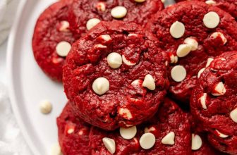 Soft Red Velvet Cake Mix Cookies Made With Butter