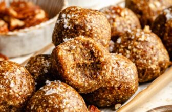 Salted Maple Pecan Pie Energy Bites