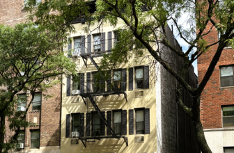 An apartment building with the ‘modern improvements’ of 1878