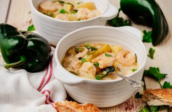 Shrimp and Roasted Poblano Chowder
