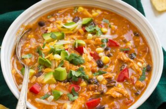 Cheesy Chicken Enchilada Soup – Cooking Classy