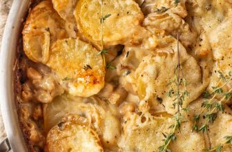 Creamy French Onion Potato Bake (One Pot)