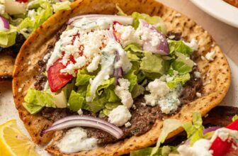Ground Lamb Gyro Smashburgers – quicker, faster, and dare we say, better🤯