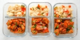 Easy Bourbon Chicken & Quick Veggie Rice