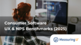 Consumer Software UX & NPS Benchmarks (2025) – MeasuringU