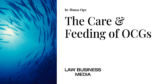 The Care & Feeding of OCGs