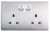 EnerGenie MIHO023 socket-outlet Stainless steel