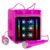 RockJam 10-Watt Rechargeable Bluetooth Karaoke Machine with Two Microphones, Voice Changing Effects & LED Lights