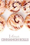 1 Hour Cinnamon Rolls