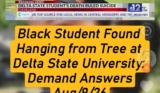 A Black College Student Huged In The Tree