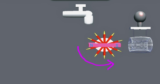 Electromagnetic induction demo with opengl graphic program