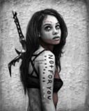 A Tattooed Gothic Warrior Portrait