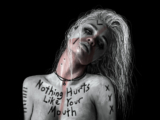 A Tattooed Vampire Goth Girl