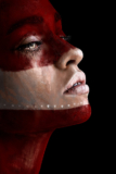 A Gothic Portrait with Bold Colors
