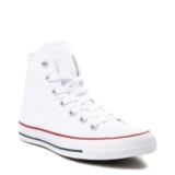Converse All Star Hi Chuck Taylor  Women & Mens Canvas Trainers – Optical White