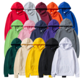 Boys Girls Womens Solid Hoodies Casual Long Sleeve Sweatshirt Comfy Pullover UK