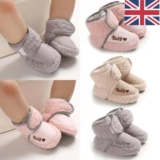 Infant Baby Girls Boys Toddler Shoes Boots Anti-slip Warm Soft Slippers Socks