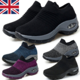 FitVille Women’s Trainers Sports Shoes Arch Support Casual Walking Shoes Fitness
