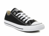 Converse All Star OX Chuck Taylor  Women & Mens Canvas Trainers – Black White