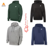 NIKE Men’s Club Fleece Hoodie Sportswear Warm Casual Pullover Hoody BV2654