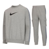 Nike Sportswear Men’s Repeat Crew Fleece Tracksuit Set Grey