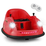COSTWAY Ride on Bumper Car Kids 12V Battery Powered Electric Toy Vehicle-Red