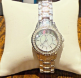 Guess Women’s Mini Rock Candy Swarovski Crystal Dress Watch 195273L1 Fully Works
