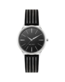 Nine West  Striped Mesh Watch for Women  –  Watches  – Silver -Size One Size