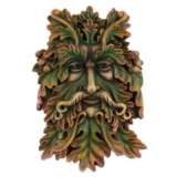 GREEN MAN 22CM FACE PLAQUE GARDEN DECOR WALL HOME BRAND NEW TM_36417