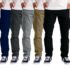 Mens Cargo Trousers Work Wear Combat Safety Cargo 6 Pocket Full Pants Size 32-44
