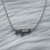 Angel Pendant Silver Chain Necklace Womens Ladies Jewellery Y2k #600
