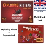 Multi Pack 2in1 Original Edition+Organ Attack Card Game Party Adults Teens  Kids