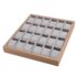 Watch Tray 24 Grid Organizer Jewelry Bracelet Display for Dresser Drawer Man