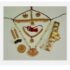 Kids Folding Picnic Characters Table and Chairs Set Outdoor w/ Parasol-6 Designs