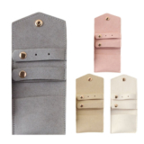 Foldable Travel Jewellery Roll Bag, Jewellery Travel Pouch Case Box Organiser