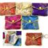 5 Chinese Silk Jewellery Button Zip Pouch Bag Embroidered Purse Organizer Set UK