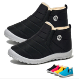 Trespass Strachan II Boys Waterproof Snow Boots Insulated in Black & Navy