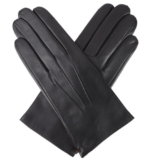 Men’s Real Leather Gloves Winter Fleece Lined Soft Driving Black Thermal Gloves