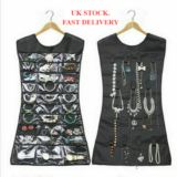 Jewellery Hanging Organizer 44 Pockets Storage Holder Display tidy travel pouch