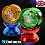 Metal Professional YoYo Kids Toy Boys Pro Stunt Trick Yo-Yo Bearing Ball Gift UK
