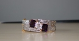Artificial Gemstones Bracelet For Women – Adjustable Size – Luxury Jewellery