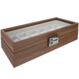 Watch Holder Organizer for Men Display Box Rack Dustproof Miss Man