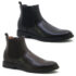 MADCAP MENS MOD RETRO 60s CHISEL TOE ZIP CHELSEA BOOTS Beatle Boots Thunderbolt