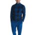Brown Plaid Raglan Sleeve Sweatshirt  –  Sweatshirts & Hoodies -Size S