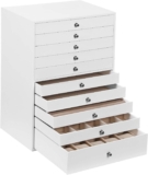 SONGMICS Extra Large Jewellery Box & Storage Case – 40x39x20.5cm