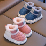 Girls Kids Boys Winter Warm Party Fur Lined Waterproof Snow Boots Shoes Size UK