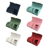 Small Jewelry Organizers Box for Women Girls with and Compartments
